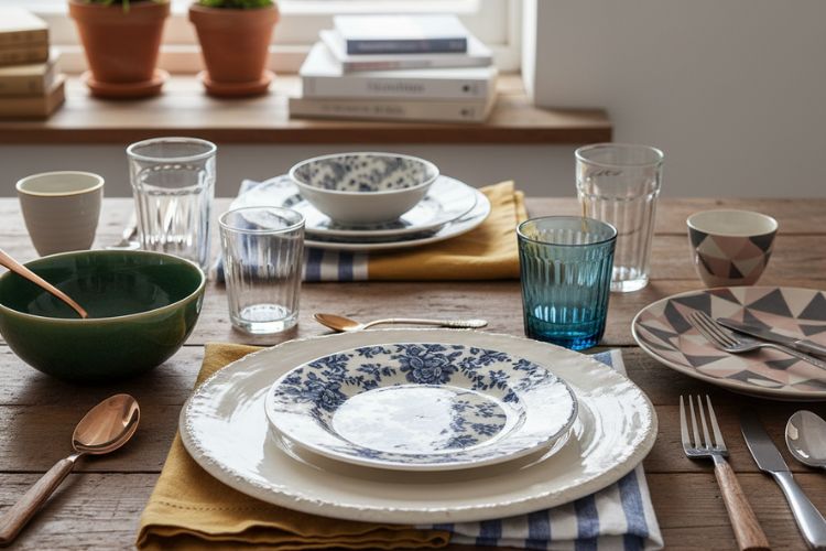 Mixing and Matching Dinnerware